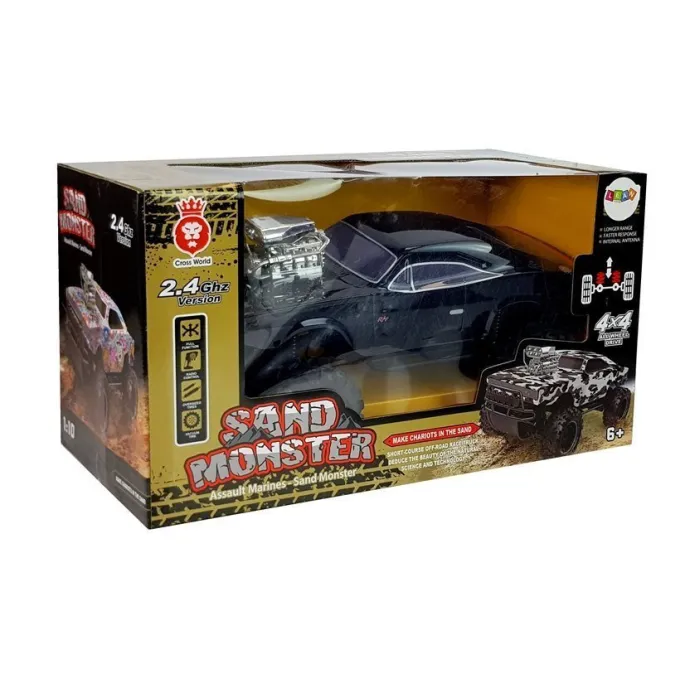 Wytrzymały samochód RC przeznaczony do zabawy na nierównym terenie