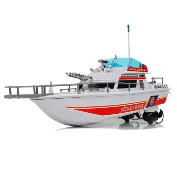 Łódź Jacht Ratunkowy Zdalnie Sterowana Pilot Ster 27 Mhz 44 cm Zasięg 40 m