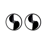 Opakowanie łodzi ratunkowej RC z akcesoriami pokazane z przodu