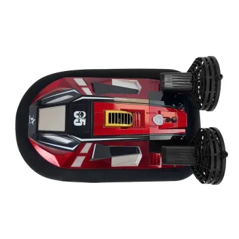 Zbliżenie na nowoczesny design poduszkowca RC dla dzieci