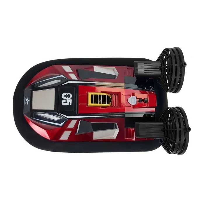 Zbliżenie na nowoczesny design poduszkowca RC dla dzieci