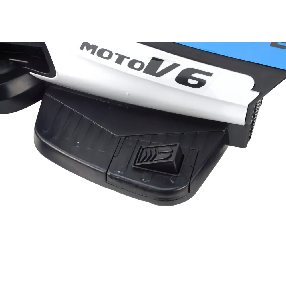 Bezpieczny motorek elektryczny HT-5188 w kolorze niebieskim dla dzieci