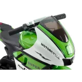 Motorek HT-5188 zielony na tle ogrodu – idealny na prezent