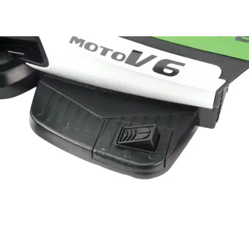 Widok na kierownicę i siedzisko motorka dziecięcego HT-5188 zielonego