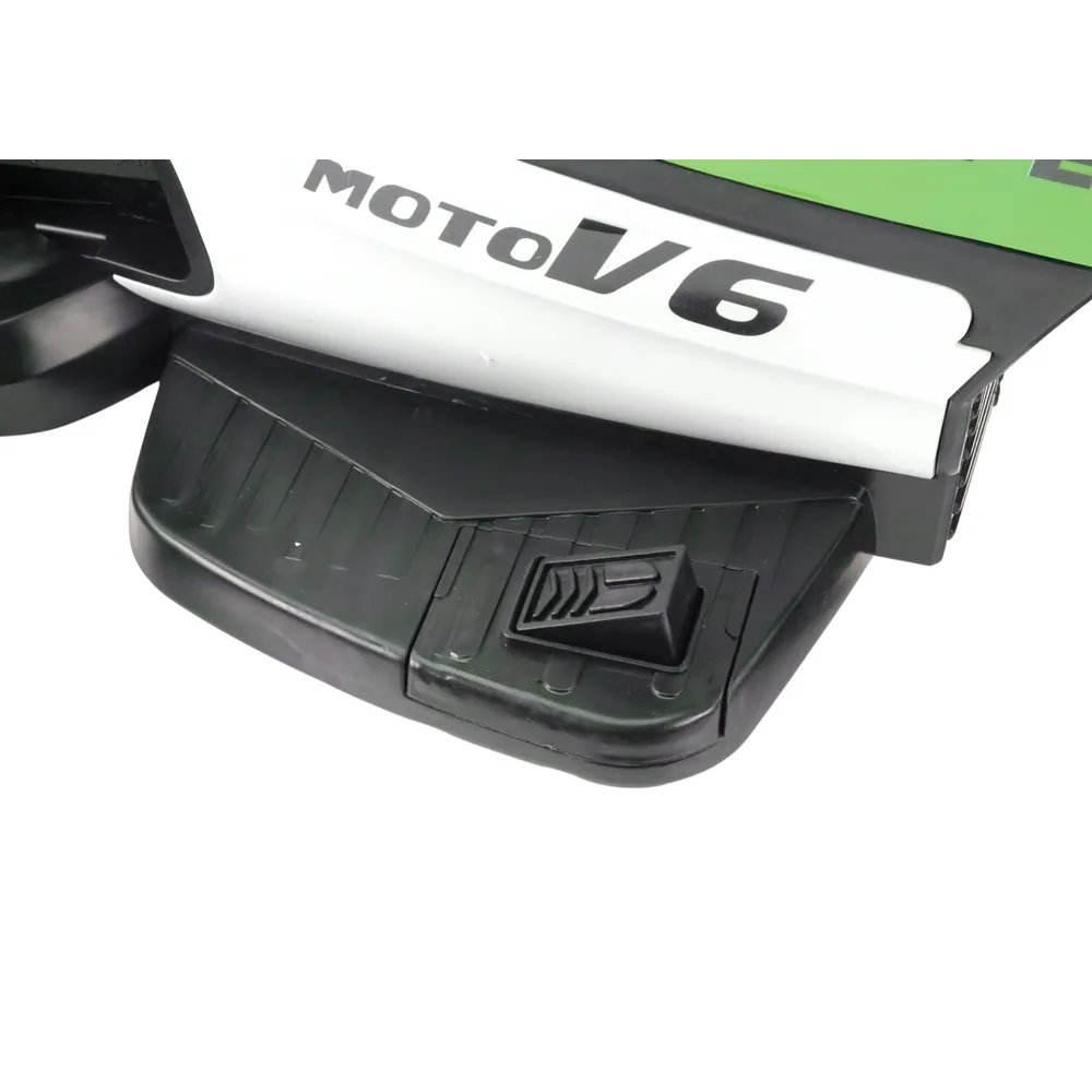 Widok na kierownicę i siedzisko motorka dziecięcego HT-5188 zielonego