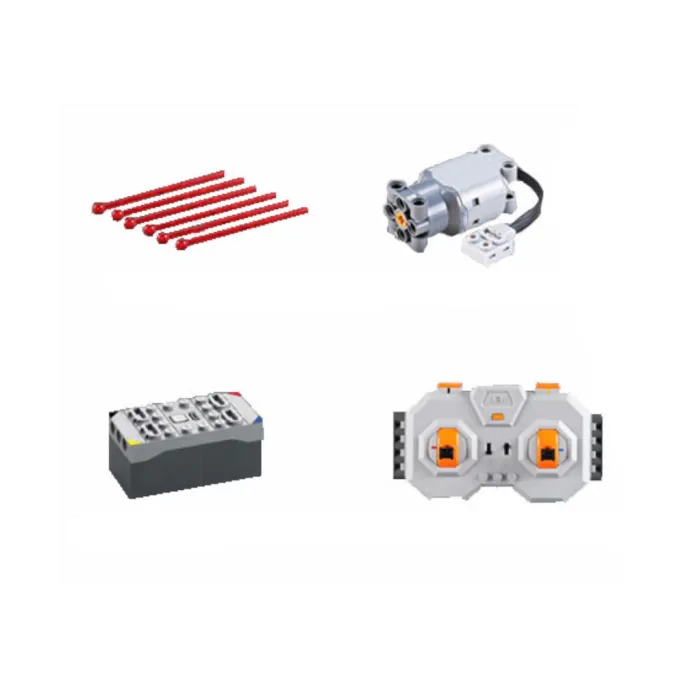Dziecko budujące robota z klocków konstrukcyjnych CADA