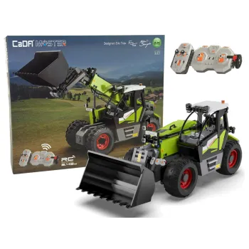 Zdalnie sterowana koparka z klocków konstrukcyjnych CADA w pełnej okazałości