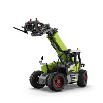 Szczegółowy widok kabiny koparki CADA z oświetleniem LED