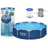 Basen ogrodowy stelażowy Bestway 305x76 cm na zielonej trawie w ogrodzie