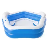 Wygodne zagłówki i siedziska w basenie dmuchanym Bestway