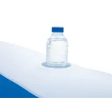 Basen pięciokątny Bestway z uchwytami na napoje, ustawiony w ogrodzie