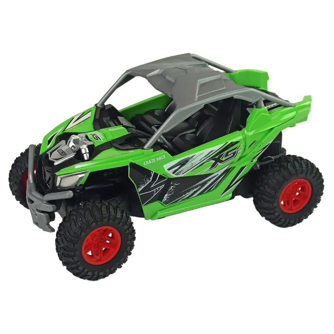 Auto zdalnie sterowane 1:16 podczas jazdy po piasku