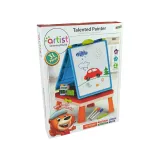 Tablica 3w1 Magnetyczno -Kredowa, Stolik Do Gier Niebieska