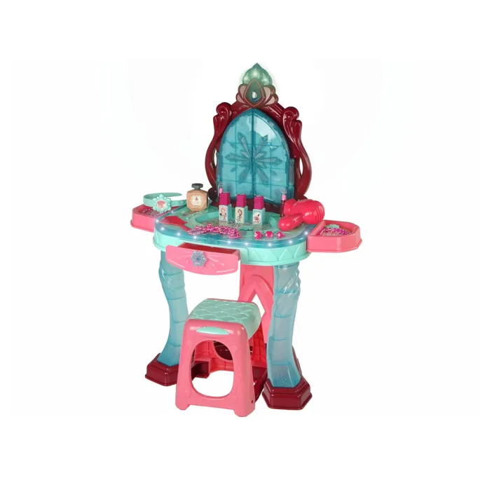 Dziecięca toaletka z efektami dźwięku i światła, idealna do odgrywania ról