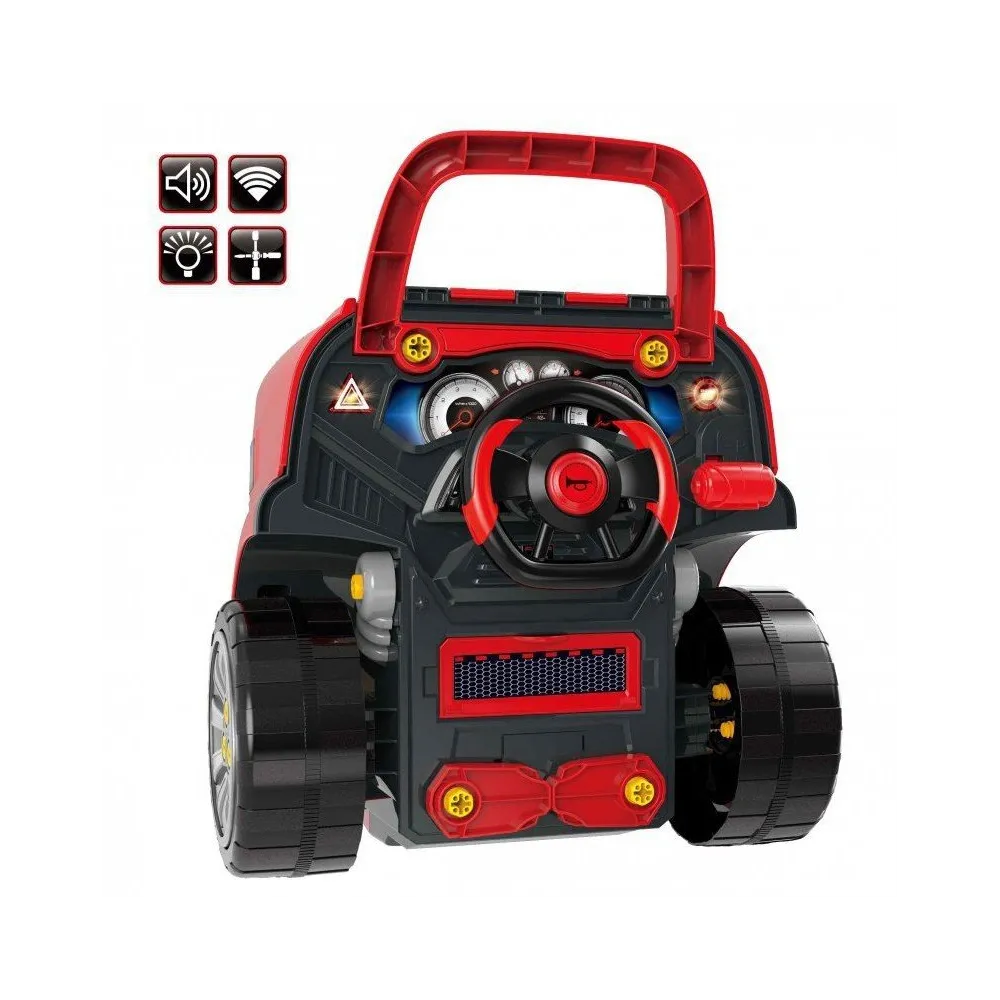 Ciężarówka z otwieraną maską i realistycznymi detalami