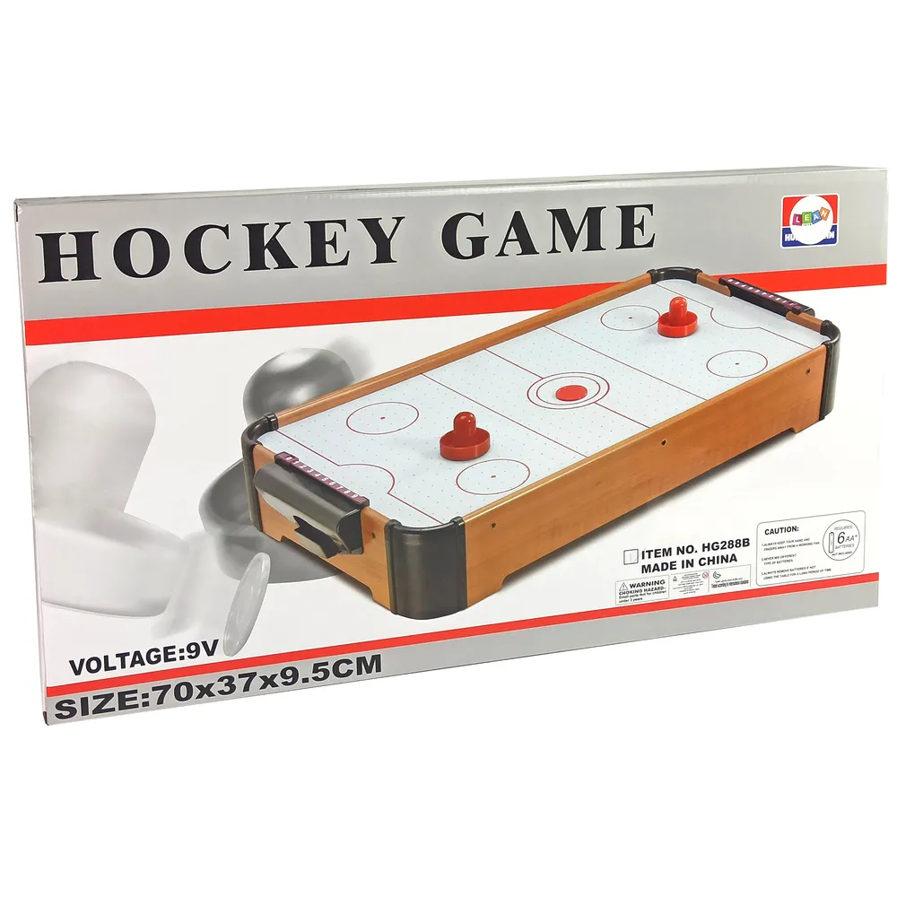 Elementy stołowej gry Air Hockey z bezpiecznymi uchwytami