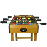 Kompaktowe drewniane piłkarzyki rodzinne o wysokości 62 cm