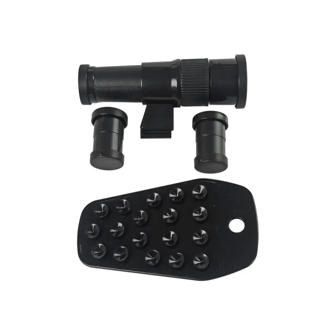 Zestaw teleskopu dla młodego naukowca z pryzmatem i okularami