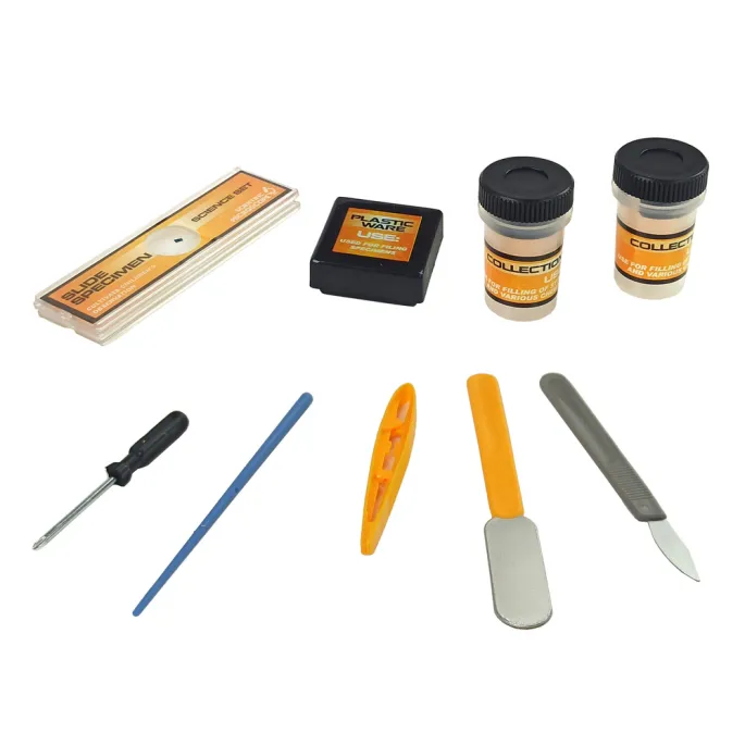 Kompletny mikroskop dziecięcy z podświetleniem LED i narzędziami badawczymi