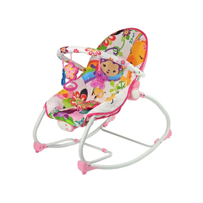 Wielofunkcyjny fotelik 2w1 z muzyką i wibracjami