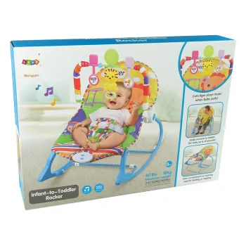 Krzesełko 2w1 dla niemowląt z możliwością łatwego prania tapicerki