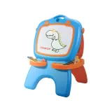 Tablica Dwustronna Magnetyczna Kredowa Niebiesko Czerwona Szablony