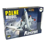 Zdalnie sterowany samolot pasażerski 40 MHz widoczny z daleka dzięki LED