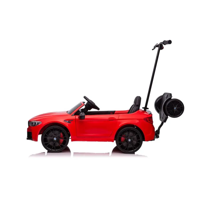 Auto Na Akumulator BMW M5 Z Platformą Dla Rodzica Czerwone Lakierowane