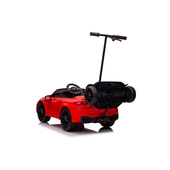 Auto Na Akumulator BMW M5 Z Platformą Dla Rodzica Czerwone Lakierowane