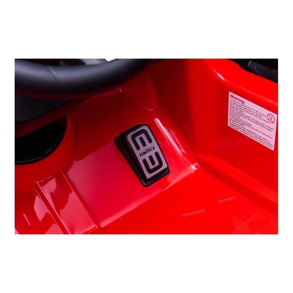 Auto Na Akumulator BMW M5 Z Platformą Dla Rodzica Czerwone Lakierowane