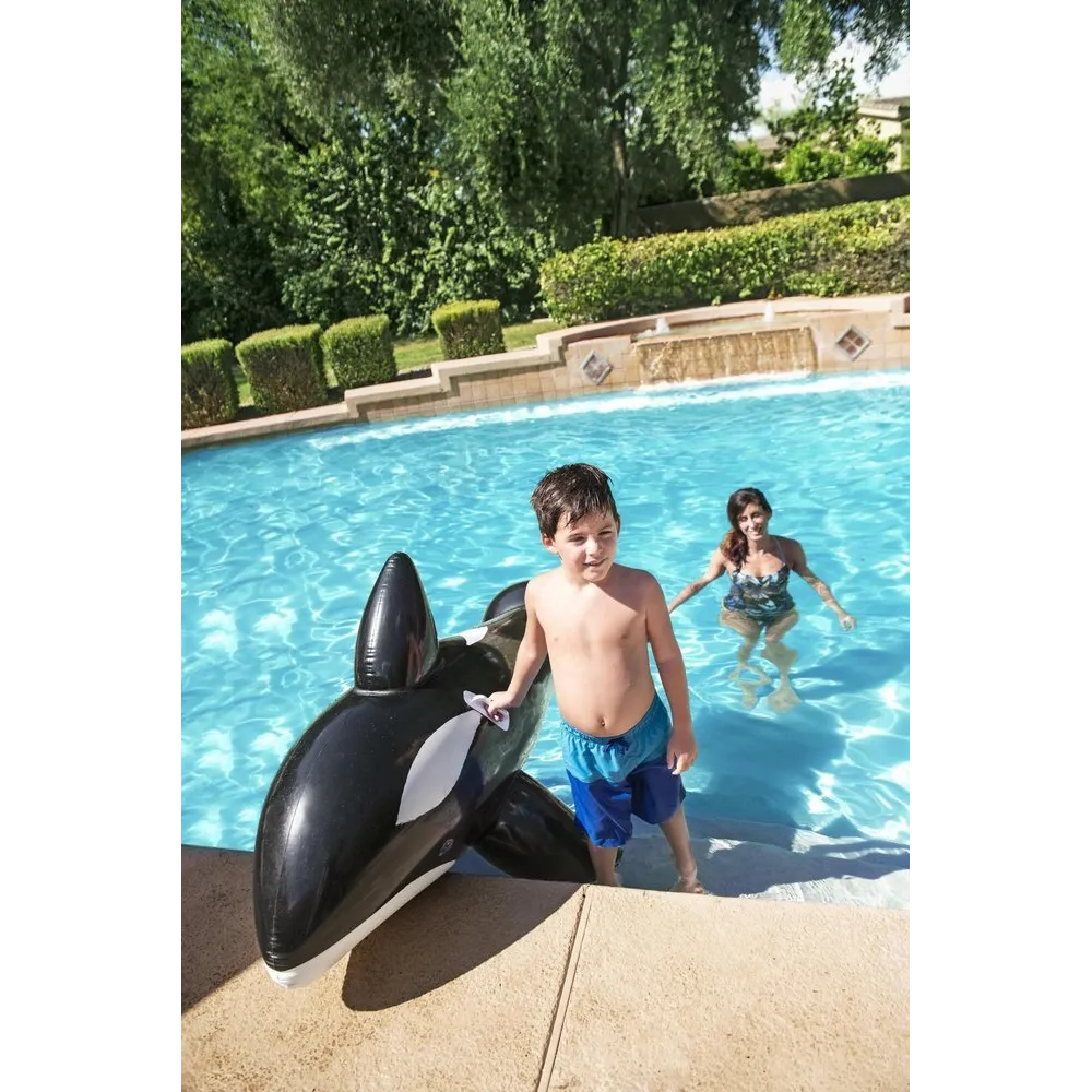 Dmuchana orka pływająca na wodzie, rozmiar 203x103 cm