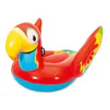 Materac nadmuchiwany w kształcie papugi, trwały i stabilny