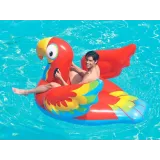 Duży dmuchany materac papuga dla miłośników słońca i wody