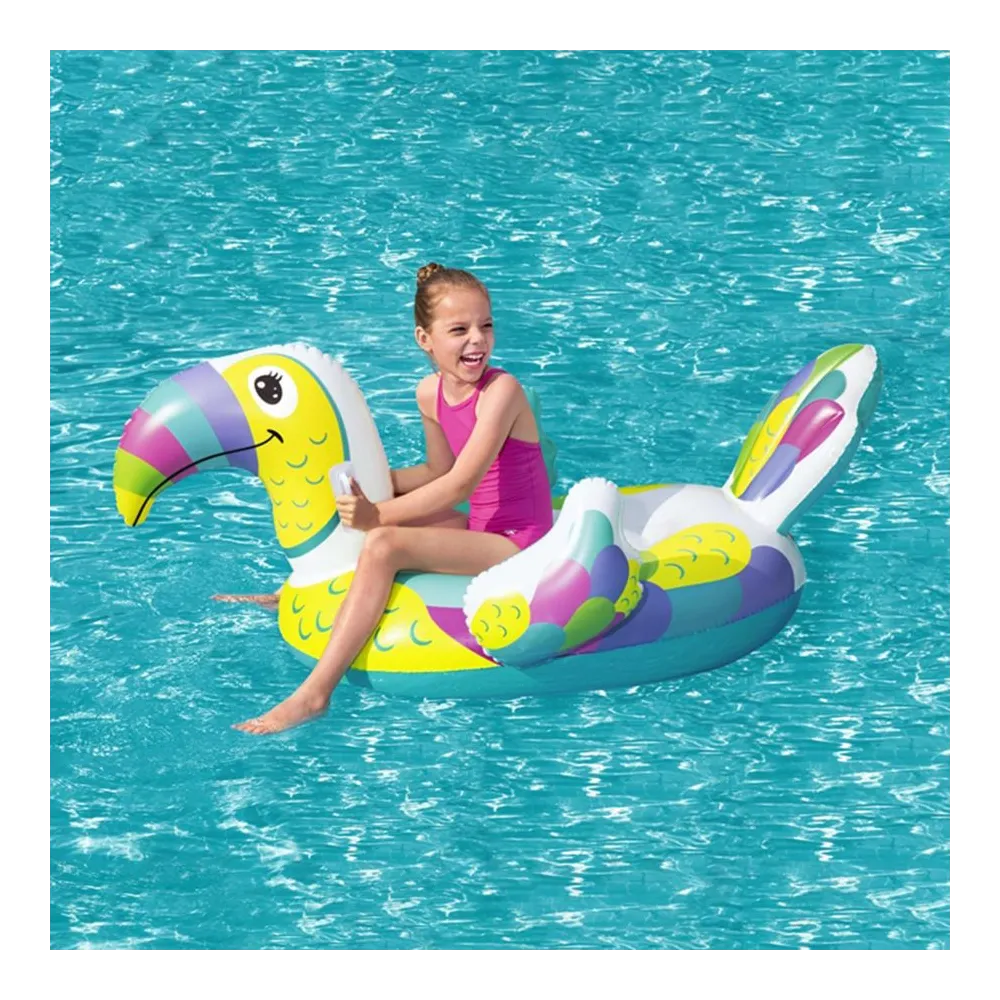 Bezpieczny materac plażowy Tukan z uchwytami dla najmłodszych