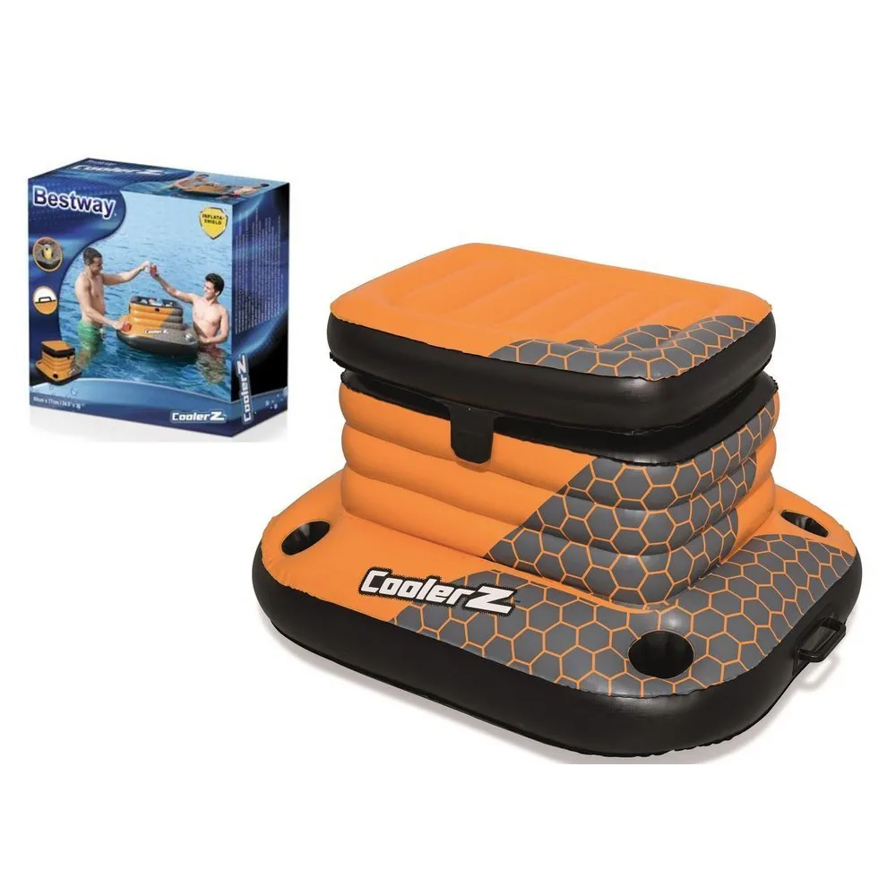 Pływająca lodówka Bestway 88 x 77 cm na basenie z napojami
