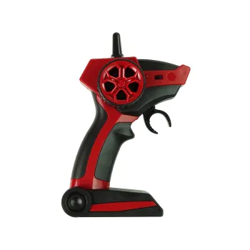 Zdalnie Sterowana Straż Pożarna Pilot 2,4G Światła Dźwięki Dźwig Czerwony