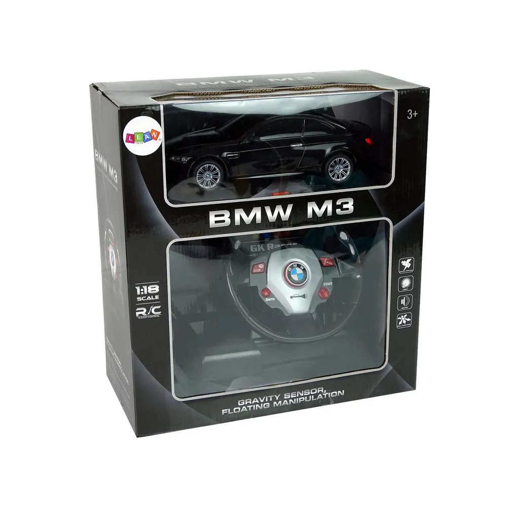 BMW M3 z pilotem i akcesoriami – zabawka rozwijająca wyobraźnię