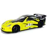 Wyścigówka RC Corvette C6.R 1:18 na pilota 2.4 GHz w żółtej wersji