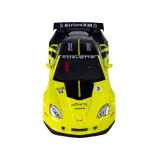 Żółte auto RC Corvette C6.R na pilota – dynamiczny design i detale
