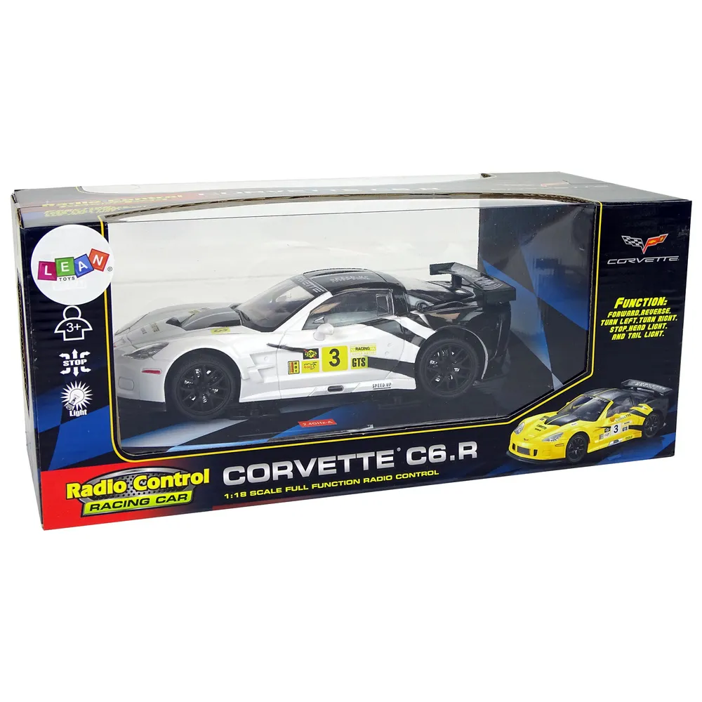 Wyścigowy model RC Corvette C6.R do codziennej zabawy dla chłopca