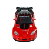 Model samochodu Corvette C6.R z detalami i stylowymi naklejkami