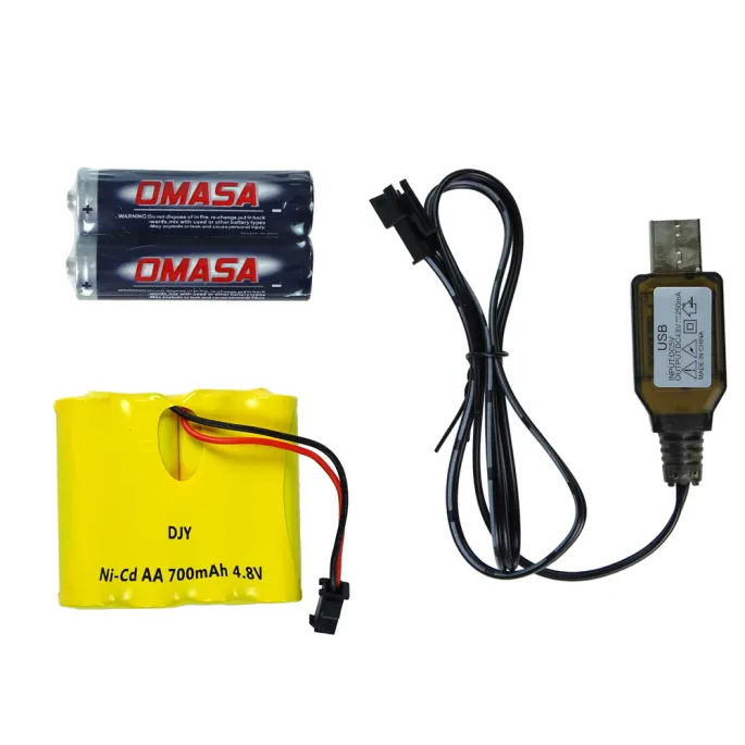 W komplecie pilot do auta sportowego Corvette C6.R i akcesoria zasilania