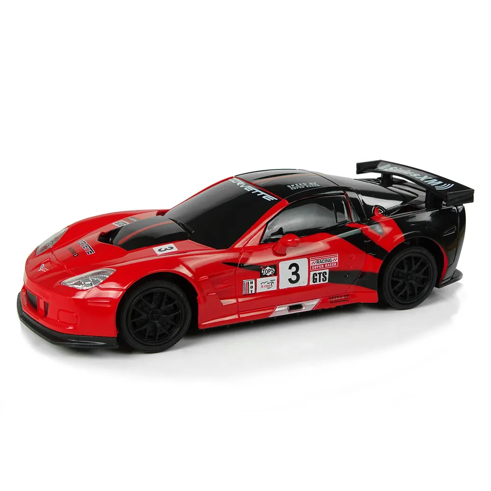 Model zdalnie sterowany Corvette C6.R 1:24 z realistycznymi światłami