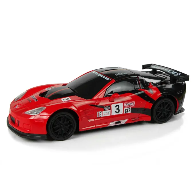 Model zdalnie sterowany Corvette C6.R 1:24 z realistycznymi światłami
