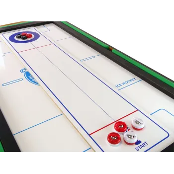Akcesoria do curling i kręgli na stole 8w1