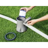 Widok pompy filtrującej do basenu Bestway 1249 litrów na godzinę