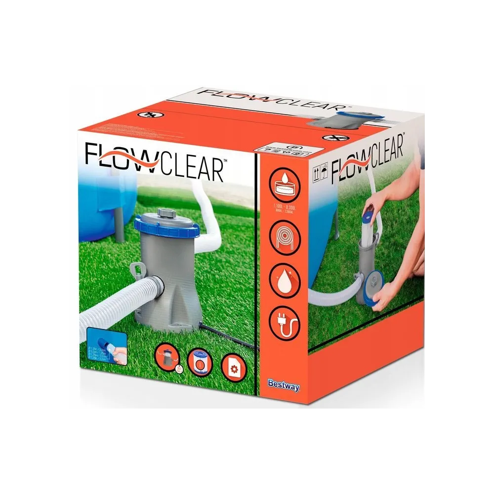 Pompa do basenu ogrodowego Bestway 58381 w opakowaniu producenta