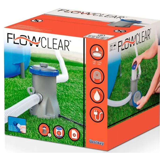 Pompa do basenu ogrodowego Bestway 58381 w opakowaniu producenta