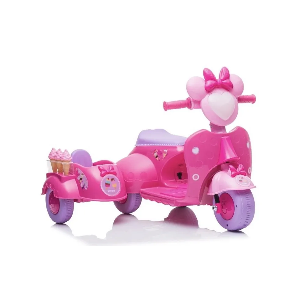 Skuter Lodziarnia Trójkołowy JT5258 Różowy