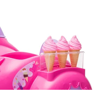 Skuter Lodziarnia Trójkołowy JT5258 Różowy